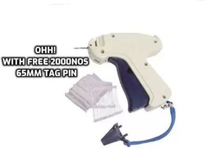 TAG GUN WITH 2000nos of 65mm TAG PIN AND WITH EXTRA NEEDLE AND BEST QUALITY Taging Gun