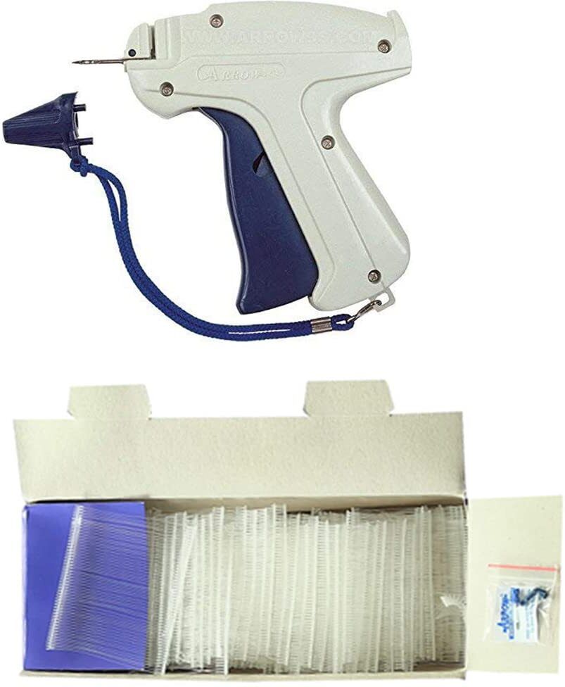Combo Garment Label Tag Tagging Gun with 5000 Barbs Pin for Clothing Sticker Taging Gun