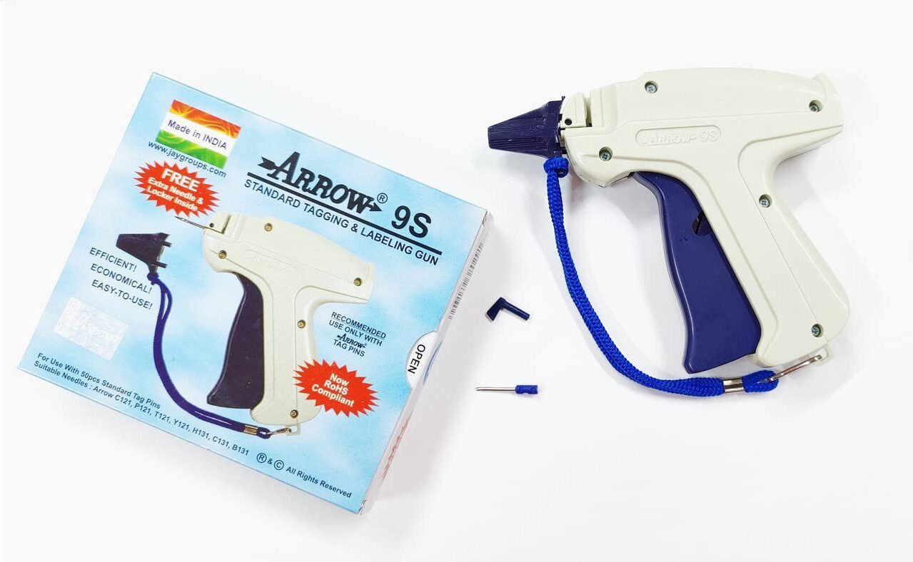 1 Pc Tagging Gun Pin Machine 9S for Garment/Clothing for Textile and Apparel Taging Gun-image-6