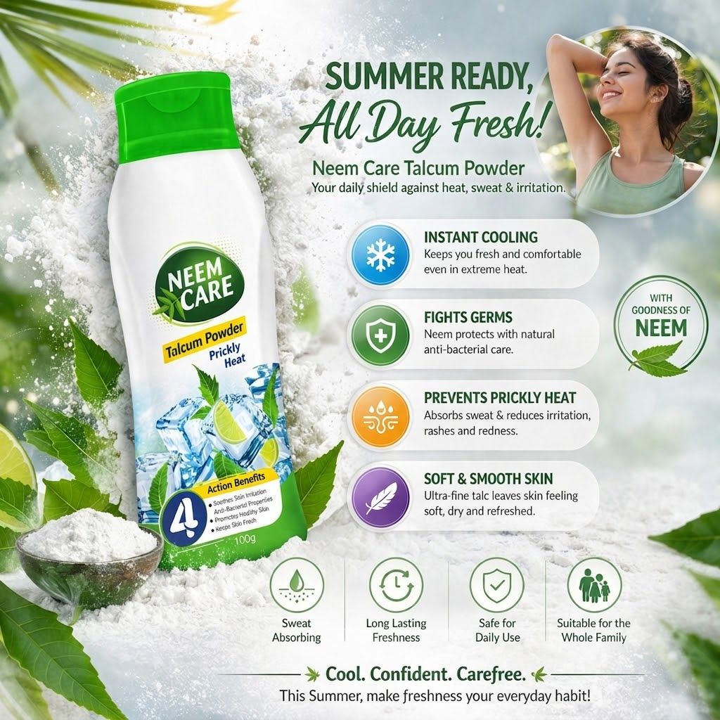 pro girl Neem Cool Talc powder (1 x 100 g)-picture-11