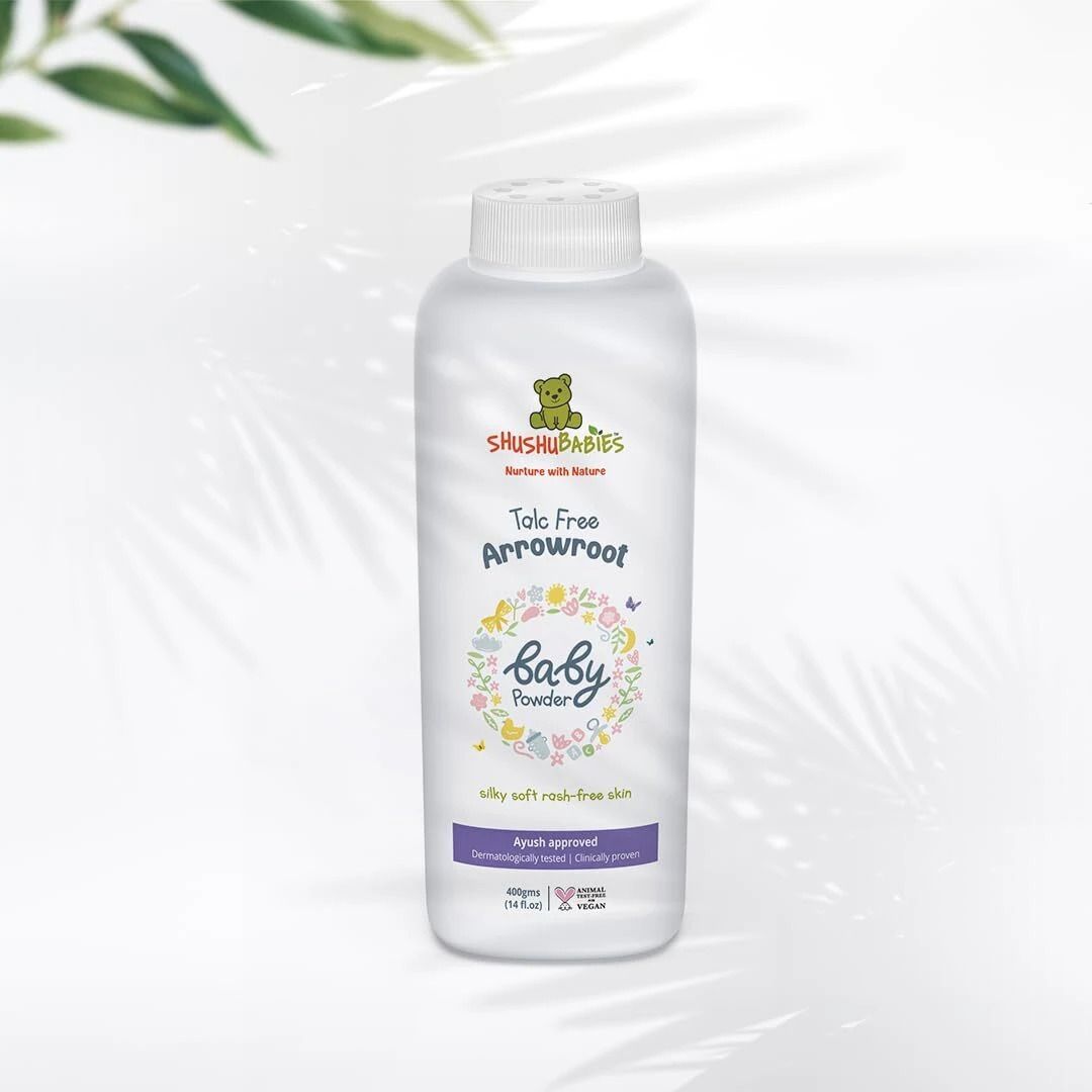 Talc Free Baby Powder|Paraben free|Arrowroot Powder for Babies Baby Skin- 400gm-image-31