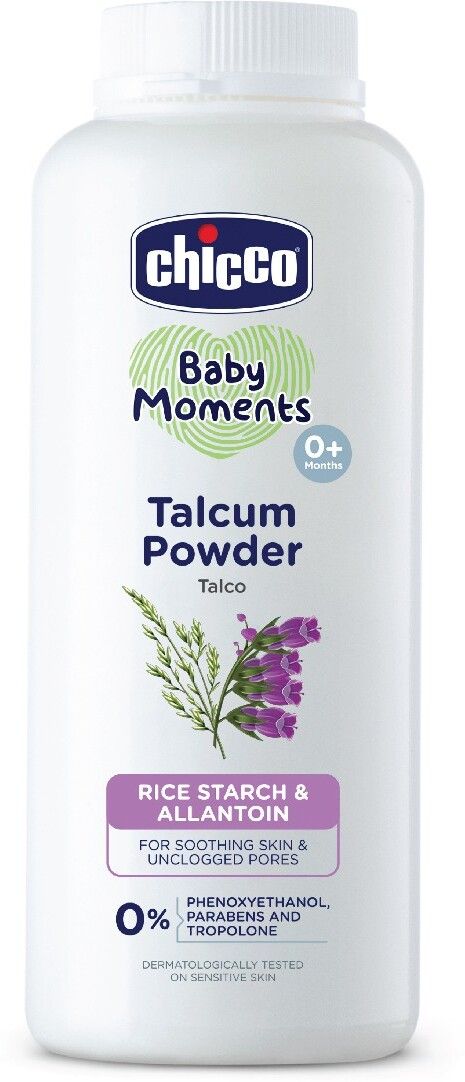 Baby Moments Talcum Powder, Paraben & Phenoxyethanol Free 0M+