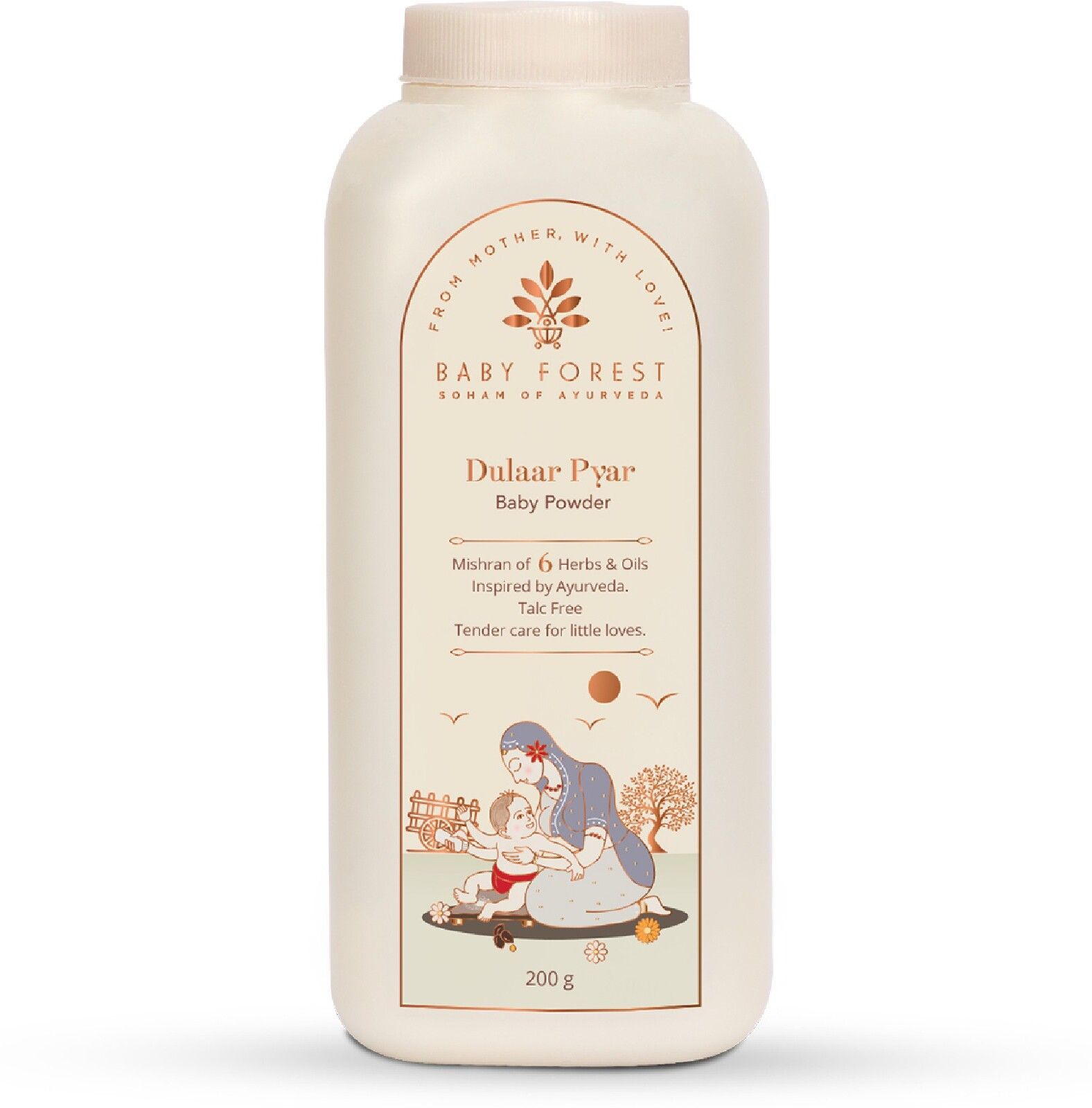 Talc-free Baby Powder