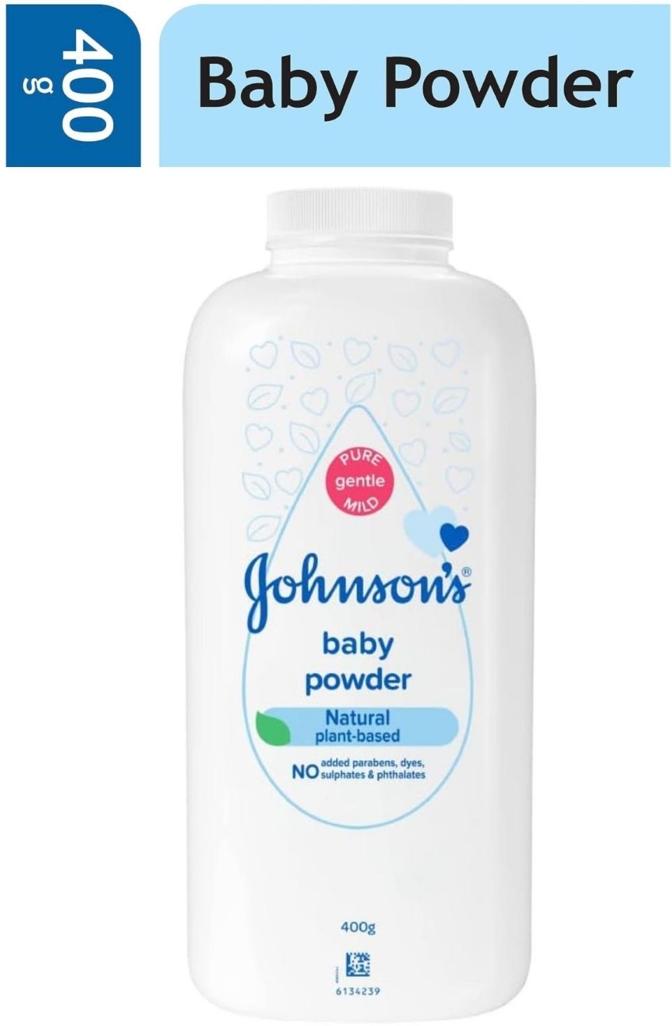 Baby Natural Powder 400 gm | For Newly Born Babies