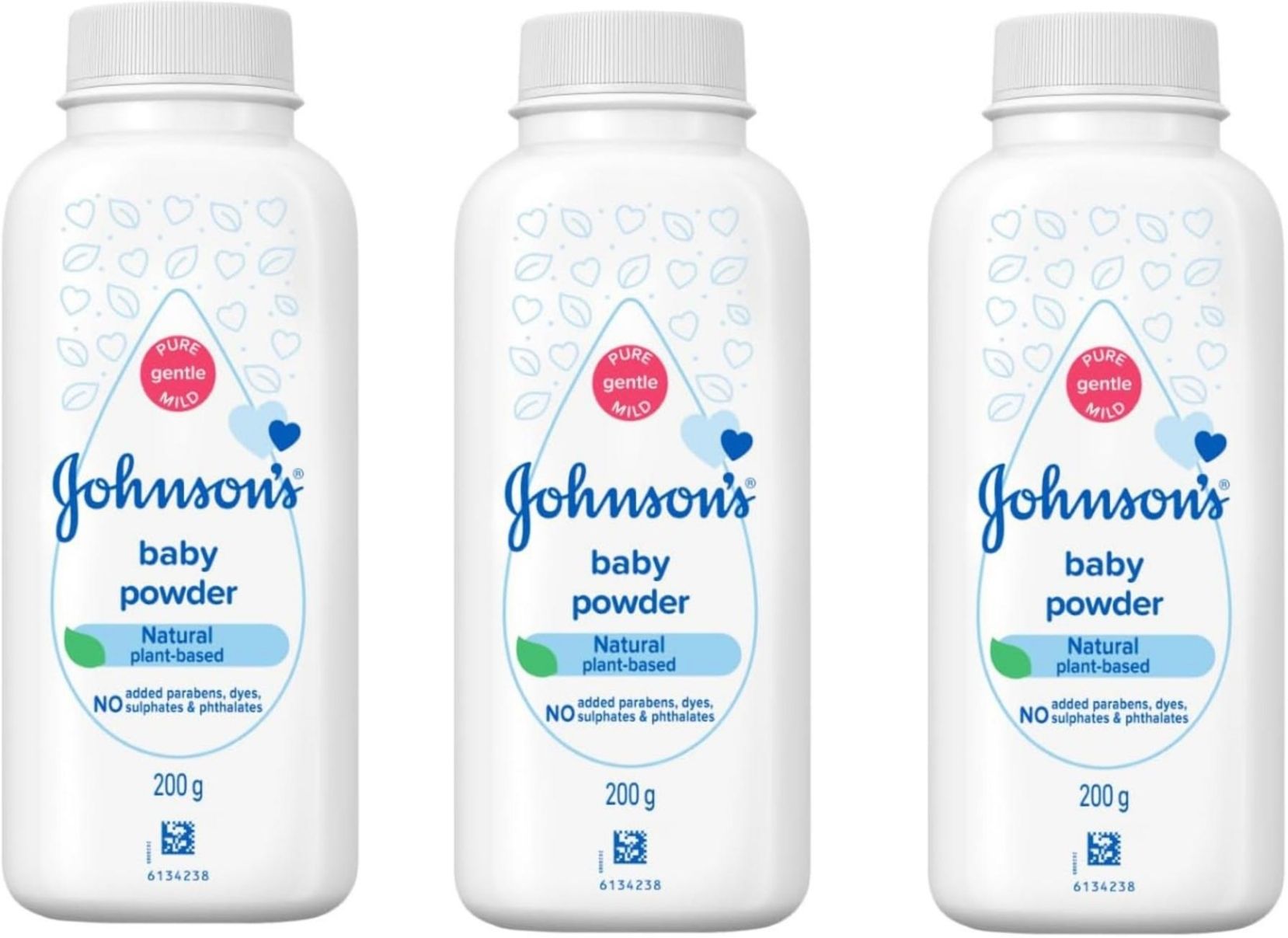 johnson's Baby Powder 200 gm × 3 | Pack of 3 | Keeps baby's Skin soft and dry-picture-26