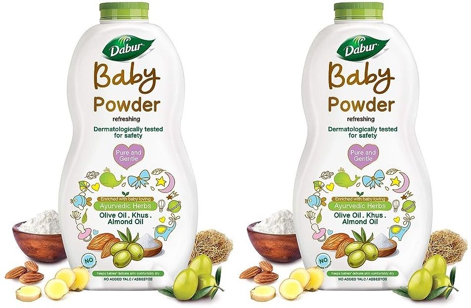 Baby Powder 300g x 2, Refreshing with Ayurvedic Herds