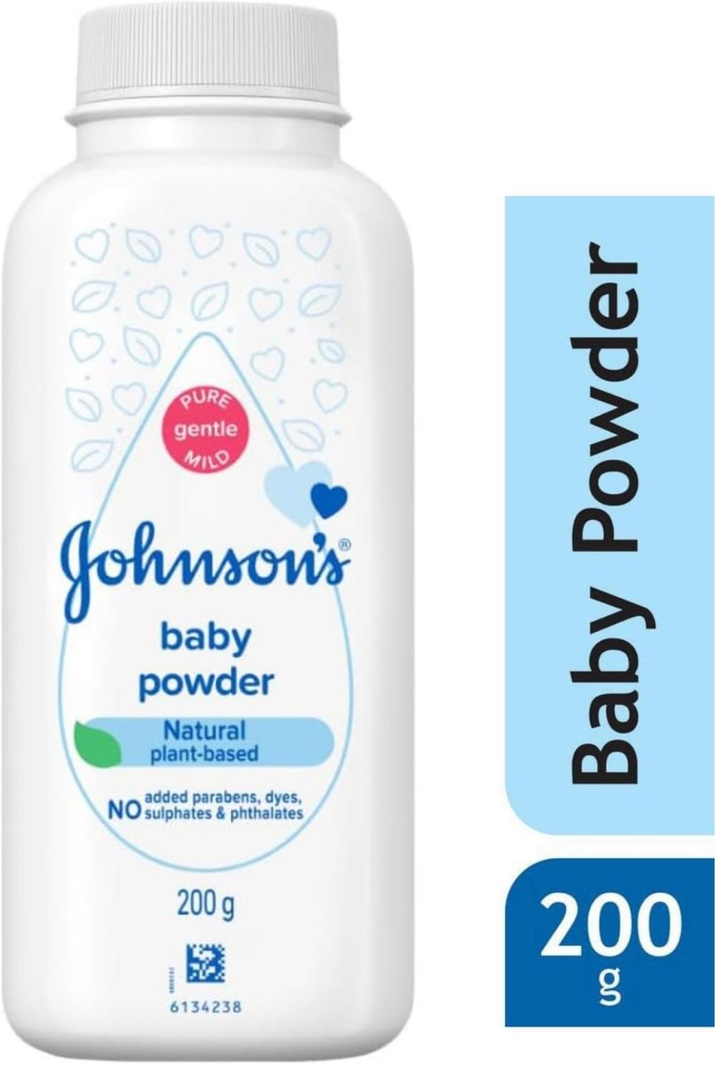 johnson's Baby Powder Natural 200 gm | Plant Based-picture-28