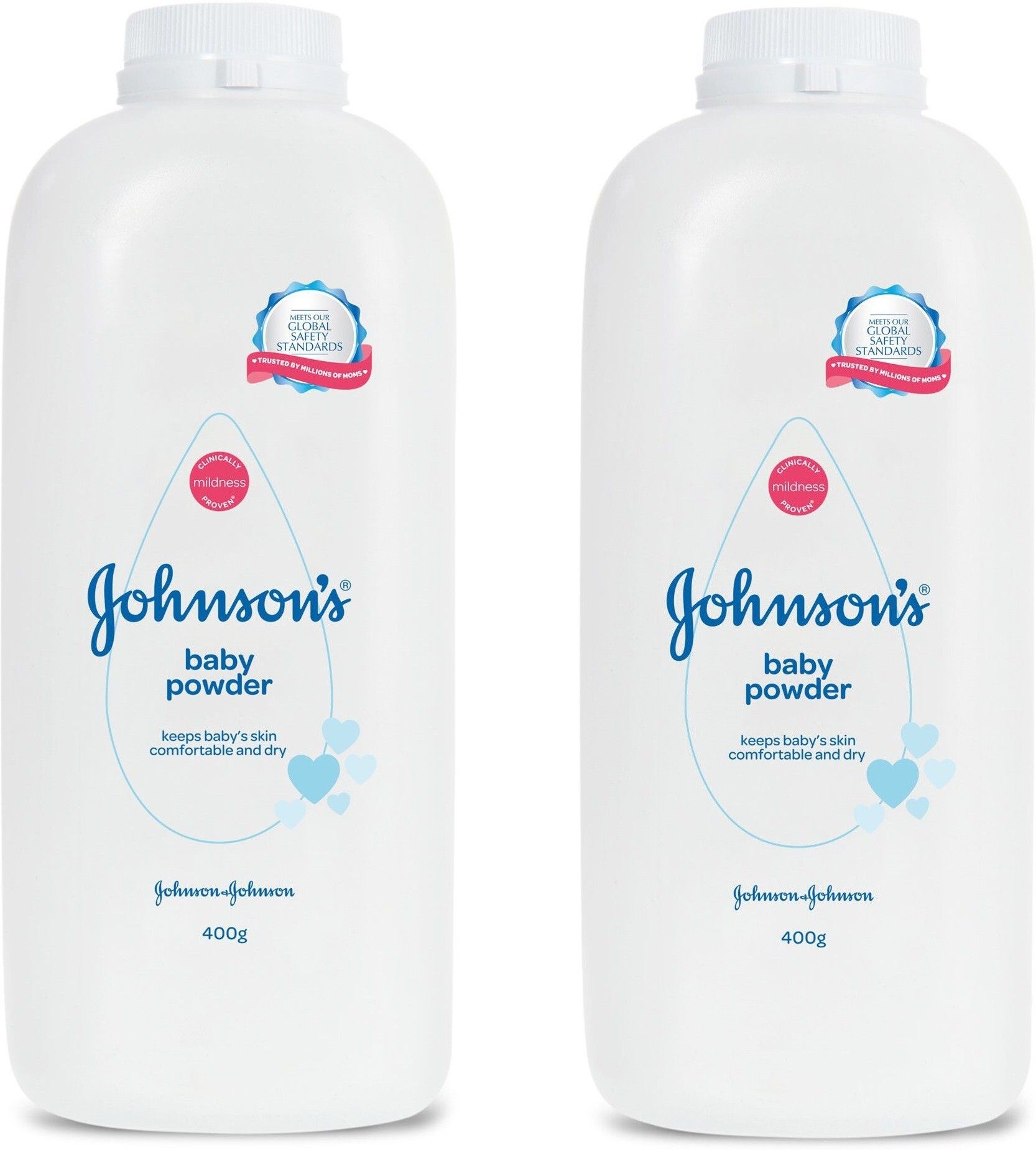 johnson's Baby Powder 400gm X 2 = 800gm ( Keeps Baby's Skin Comfortable And Dry ) Pack of - 2-picture-11