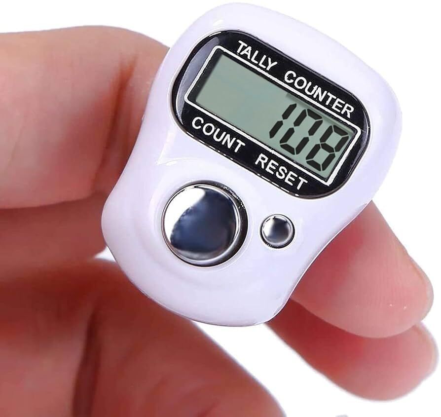 Digital finger counter ring digital tasbih jaap mantra counter japa counter ring Digital Tally Counter