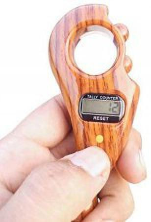 todayandco Manual Digital Tasbih Counter Mantra Counting Machine with Compass for Prayer Digital Tally Counter image 1