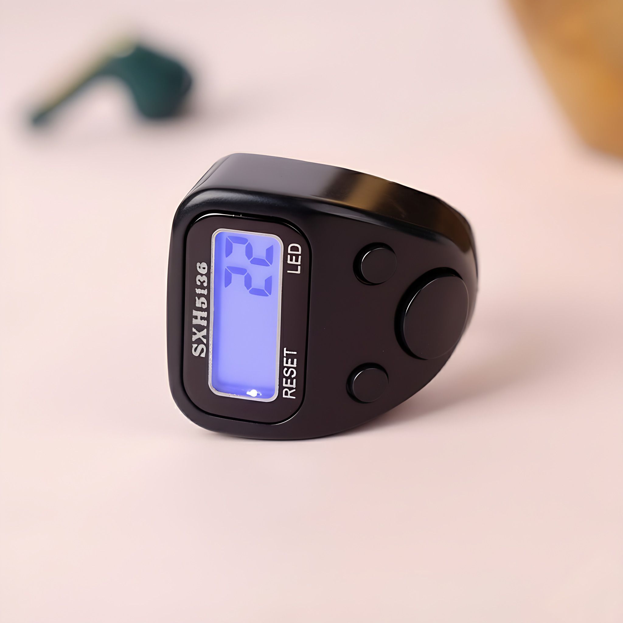 glemizy Hand name jap counter ring chanting machine counter name jaap mala finger ring Digital Tally Counter-picture-28