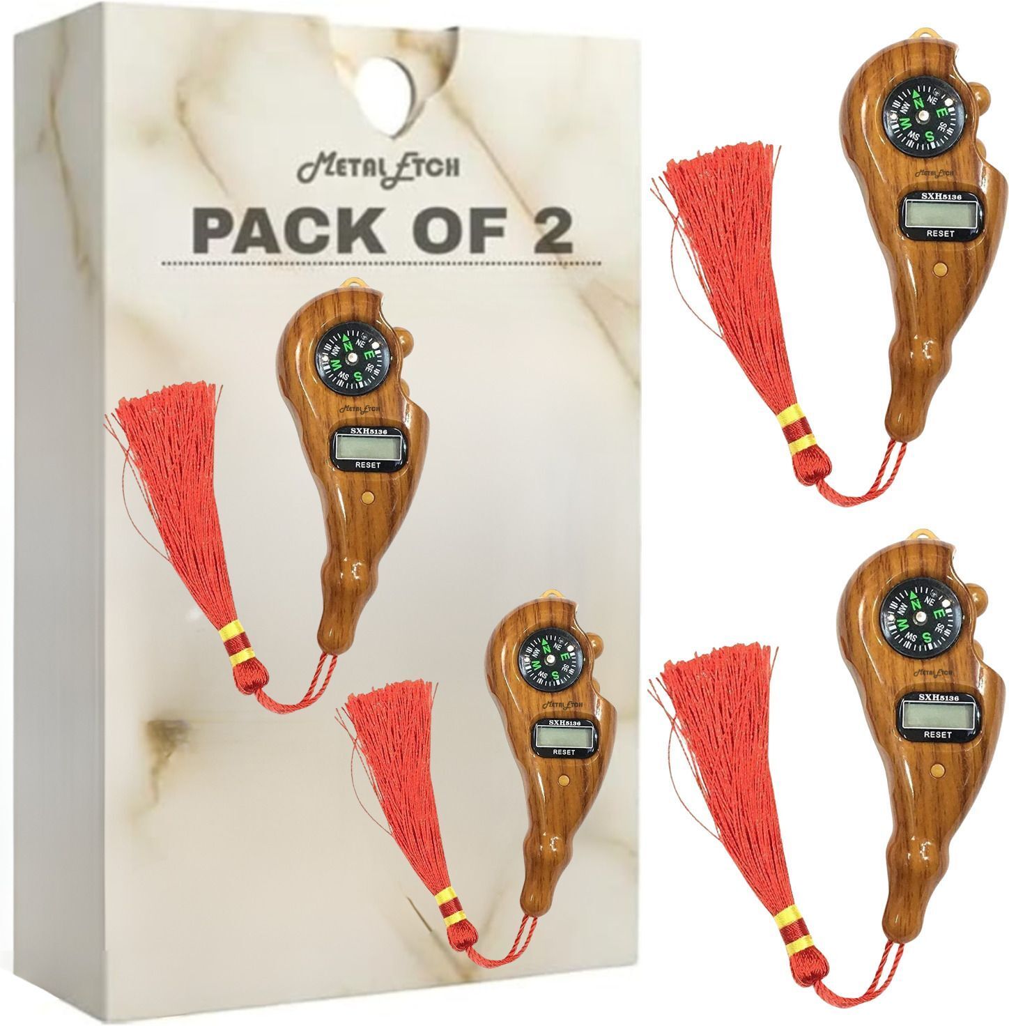Tally Counter |1 Year Warranty| Combo Pack of 2 Digital Jaap Mala with Compass Digital Tally Counter-image-14