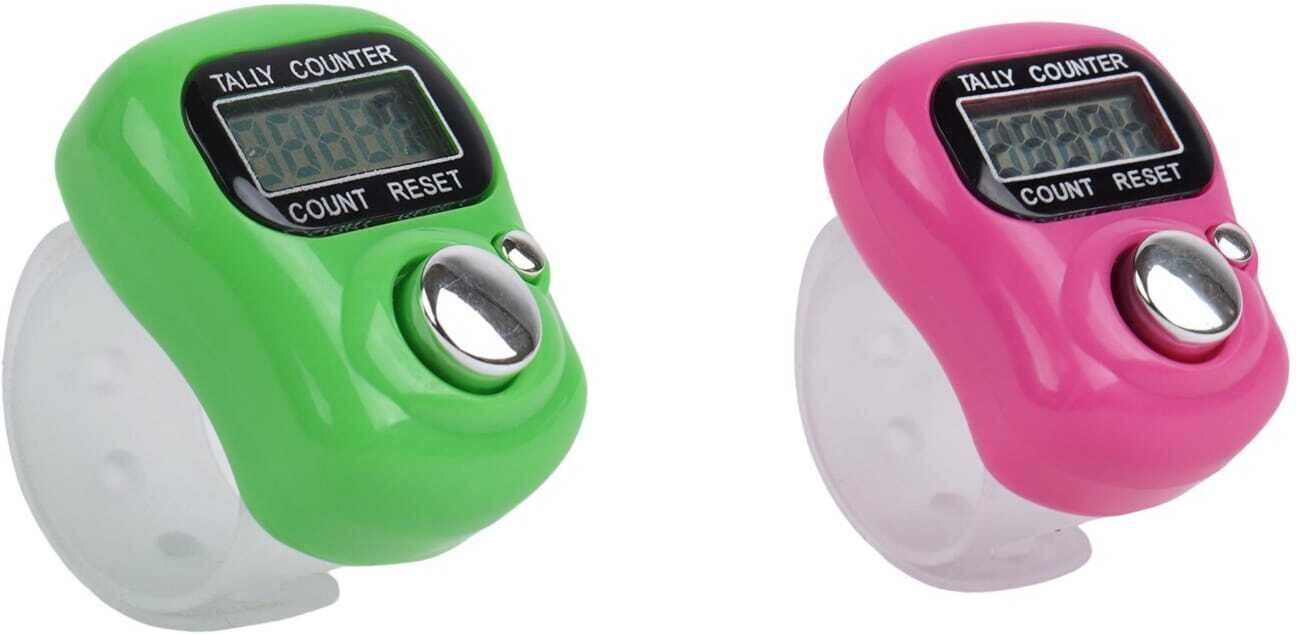 ashmakam AshmakamMartc_L.Green pink Digital Tally Counter-picture-31