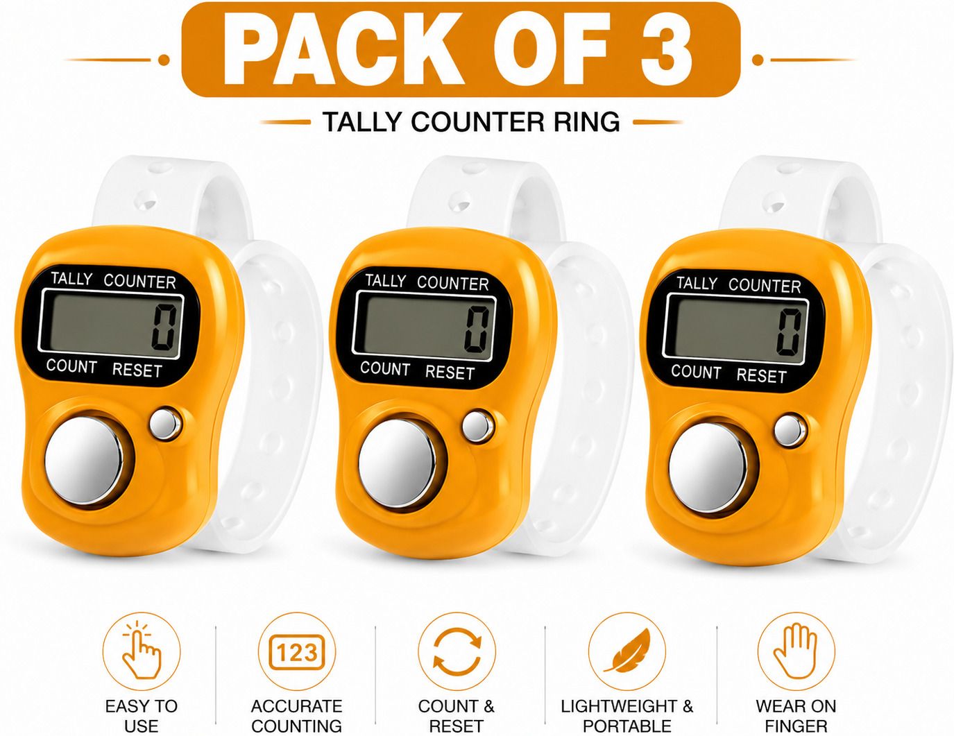 naajuk NAA_N_ylw-orng pk-3 Digital Tally Counter-picture-36