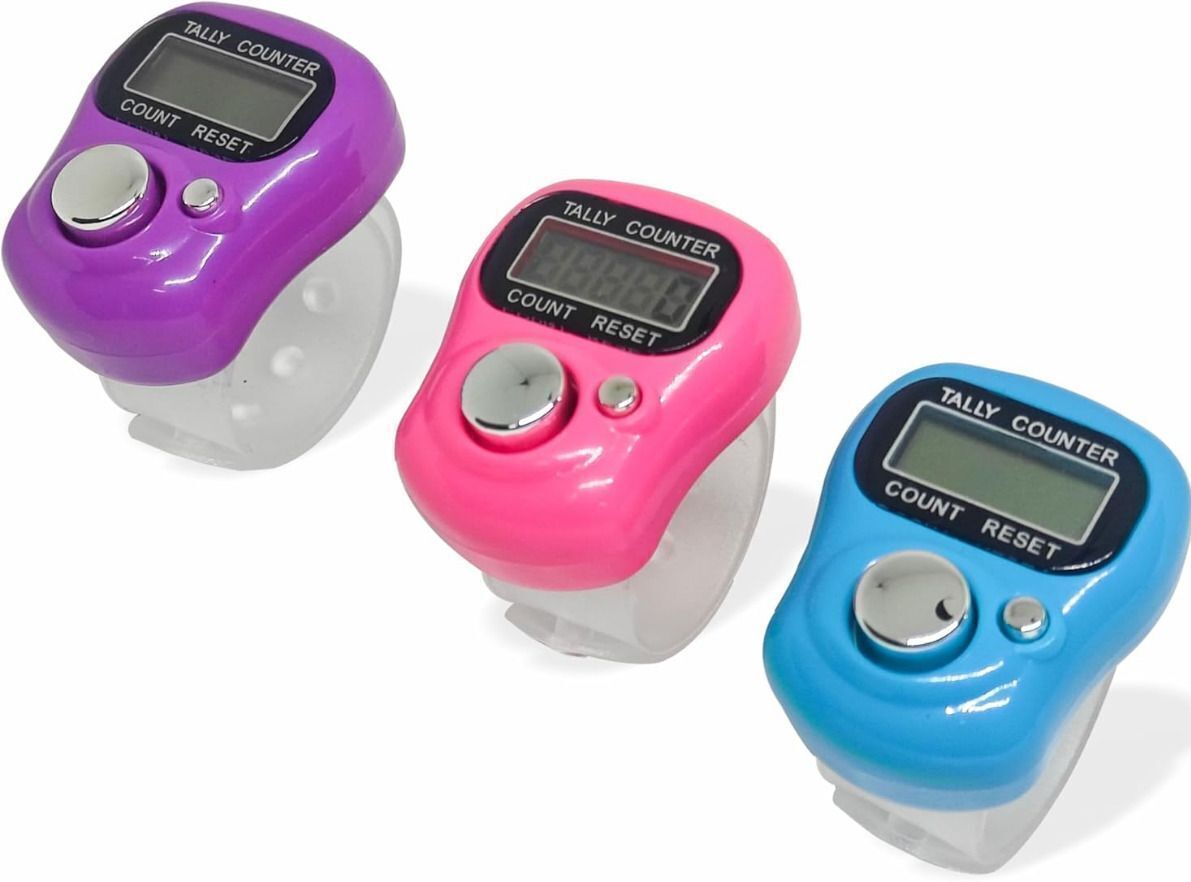 name jaap Multicolour Finger Digital Counter For Chanting Digital Tally Counter-picture-15