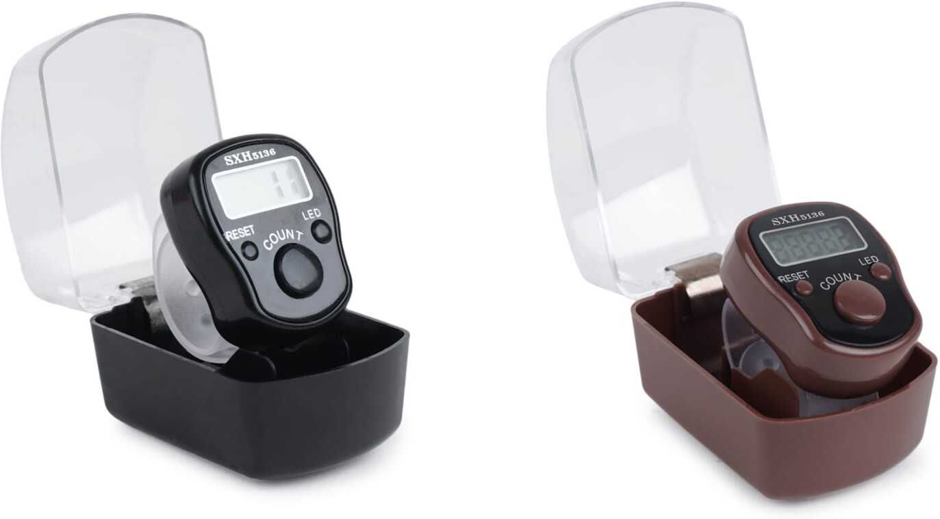 Mini Finger Hand Tally Counter With Led Light Digital Tally Counter