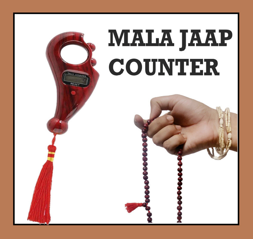 todayandco Digital Finger Rotating Prayer Beads with_Digital Counter Counter Prayer Muslim Digital Tally Counter image 1