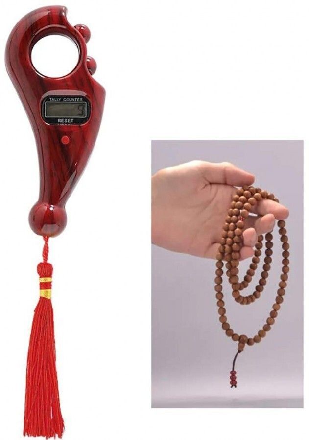 todayandco Manual Digital Tasbih Counter_Mantra Counting Machine with Compass for Prayer Digital Tally Counter-picture-13