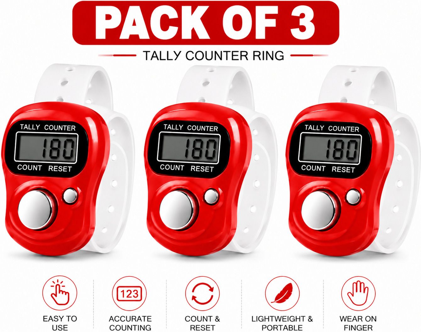 ashmakam AshmakamMartc_N_l-g-s pk-3 Digital Tally Counter-picture-43