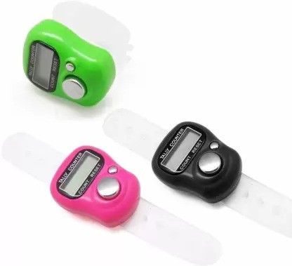 sk nahar collection Number Clicker Tally 5-Digit Counter Finger Ring Electronic Counting machine Digital Tally Counter image 1