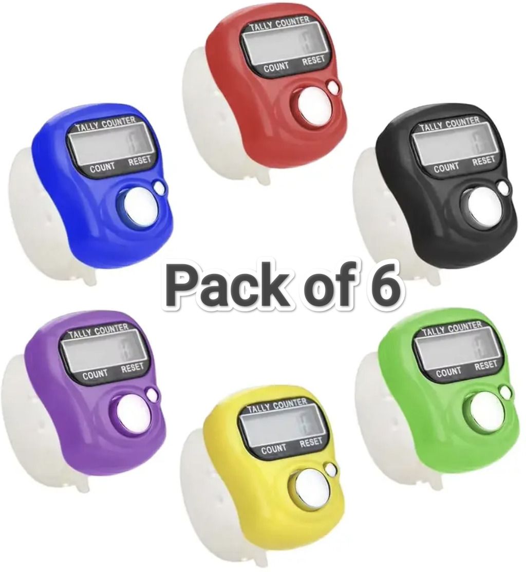 Finger Counter for Pooja, Meditation, Finger Ring Digital Tasbih, Mantra Jaap Digital Tally Counter