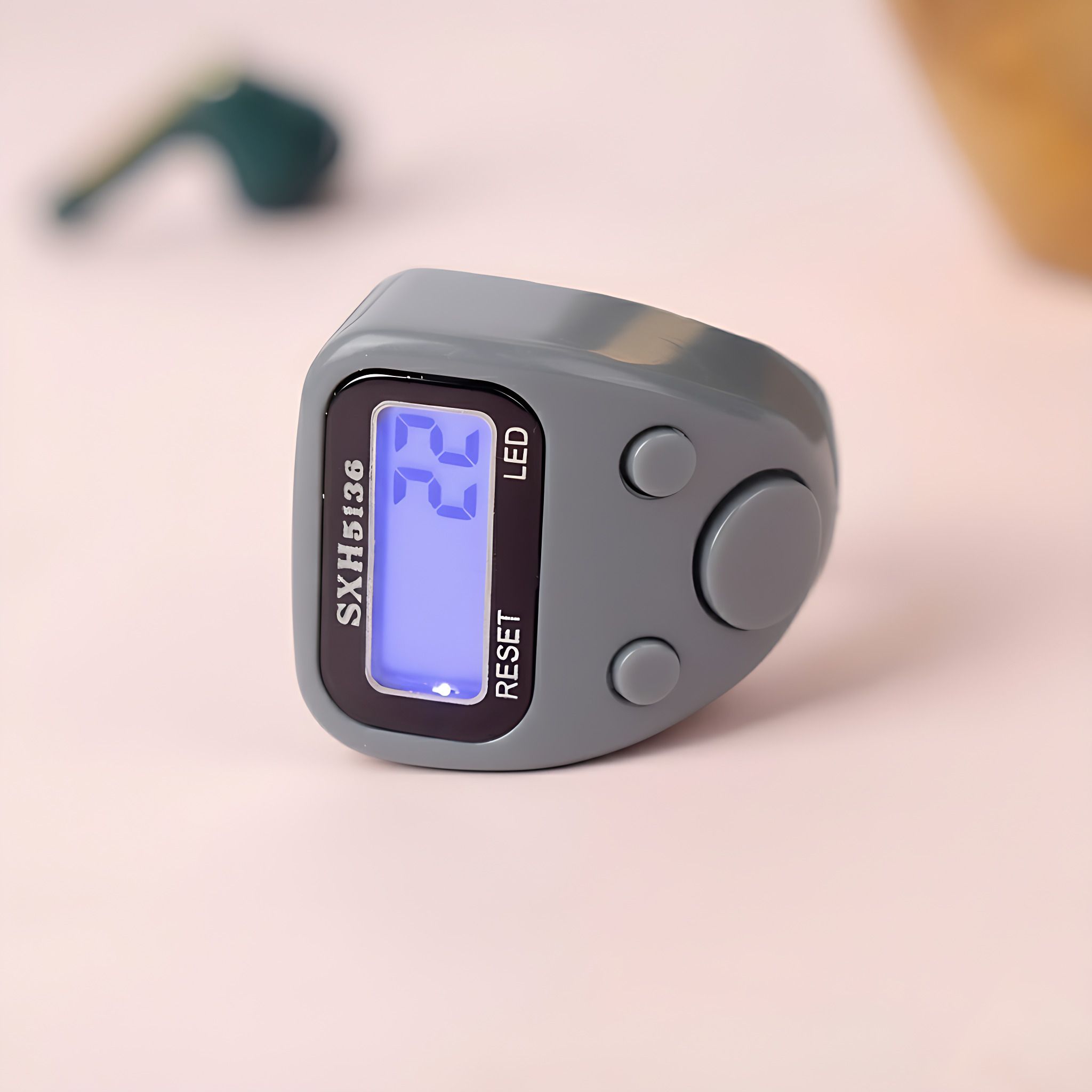 Hand name jap counter ring chanting machine counter name jaap mala finger ring Digital Tally Counter