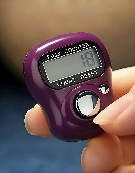 Mantra Jap Digital Finger Counting God Name for Prayer Tally Machine Analog Tally Counter
