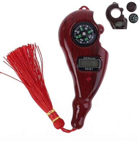 xhaiden Digital Finger Rotating Prayer Beads with (Navigation) Compass, Digital Mantra Digital Tally Counter image 1