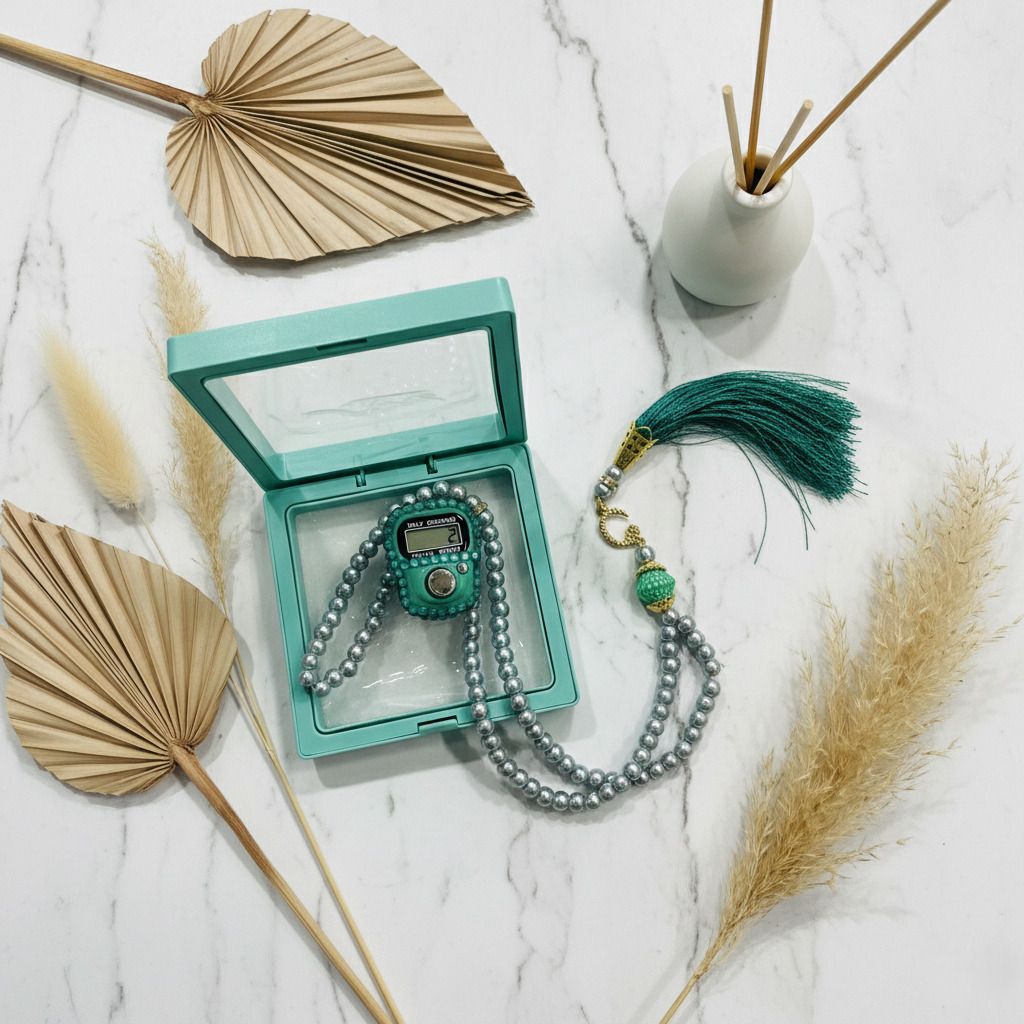 TEAL GREEN TASBIH SET Digital Tally Counter-image-27