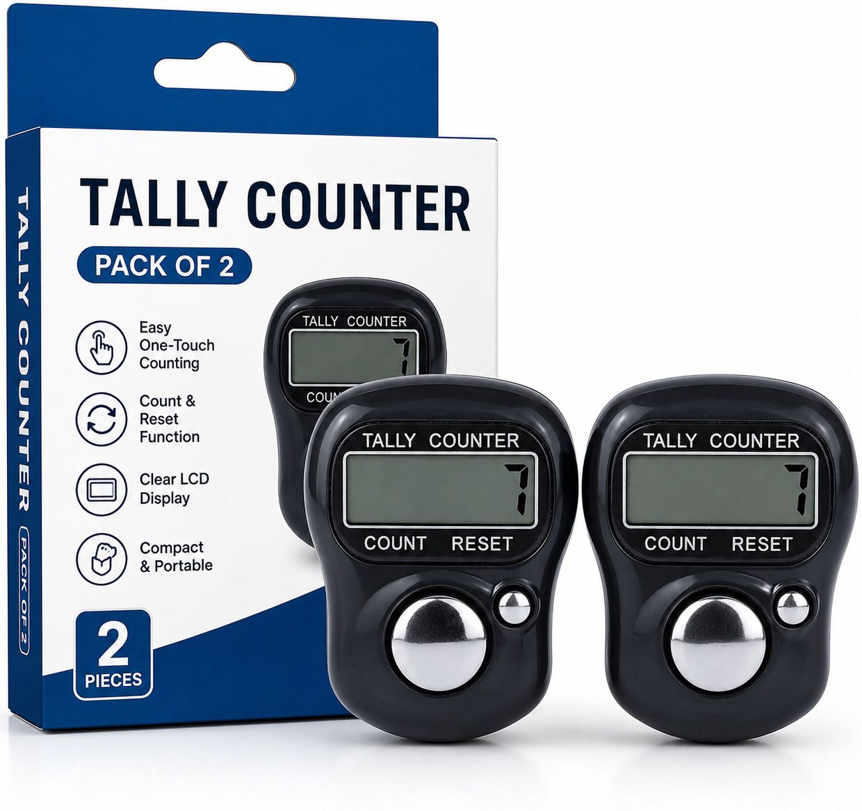 ashmakam AshmakamMartc_Black pk-2 Digital Tally Counter-picture-16