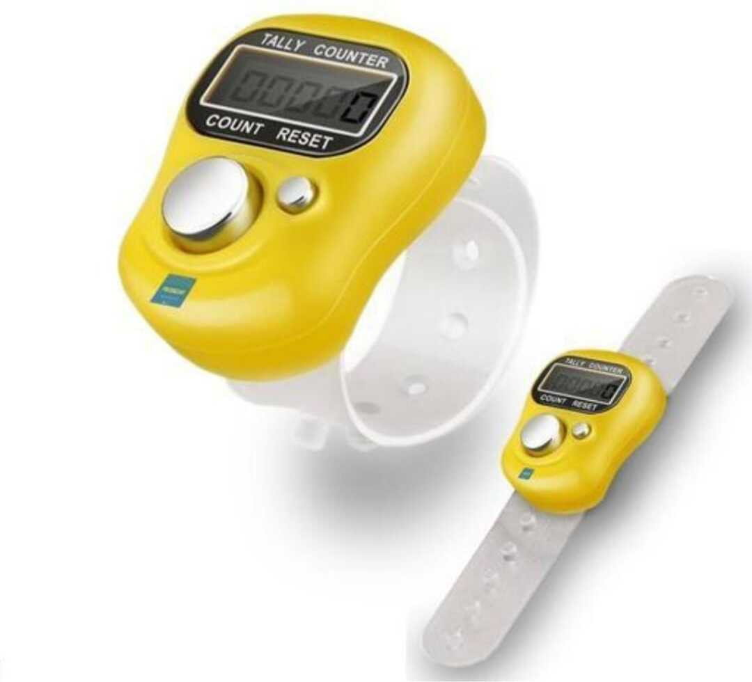 yuvikrissh Finger Counter Machine (Pack of 2) Finger Counting Machine Digital Tally Counter image 1