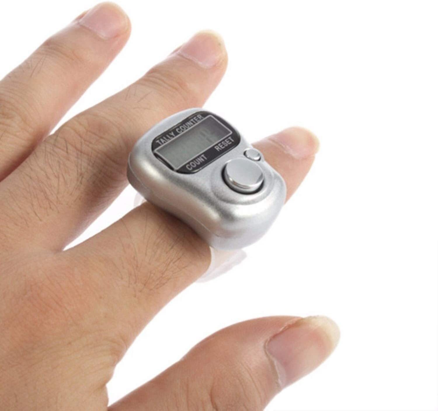 ummah needs Mini Hand Tally Counter Finger Ring Digital Electronic Head Count,Japa Machine Digital Tally Counter image 1