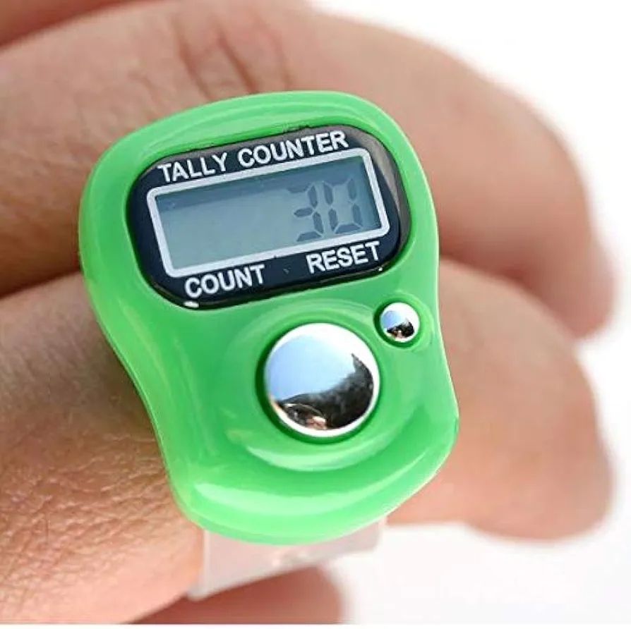 dyzo Mini Finger Ring Hand Tally Jap Counter Digital Tally Counter-picture-1