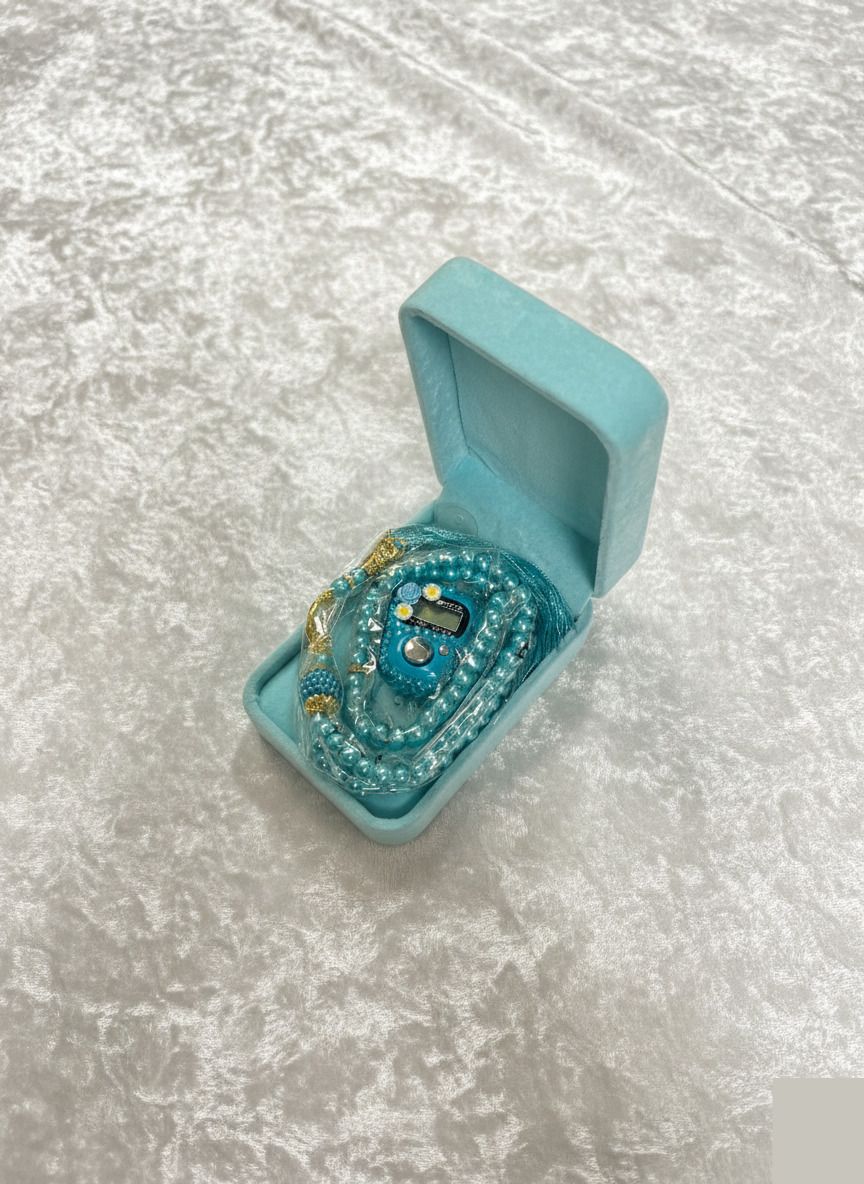 Hand Tally Small Size Electronic Finger Counter With Tasbeeh Beads For Gift Digital Tally Counter-image-6