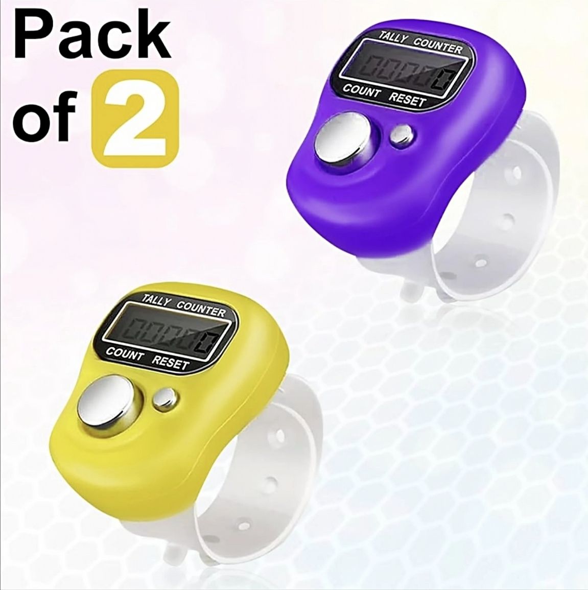 earlygenius Counter for Chanting Mantra, Tally Counter Finger Ring, Chanting Count Digital Tally Counter-picture-2