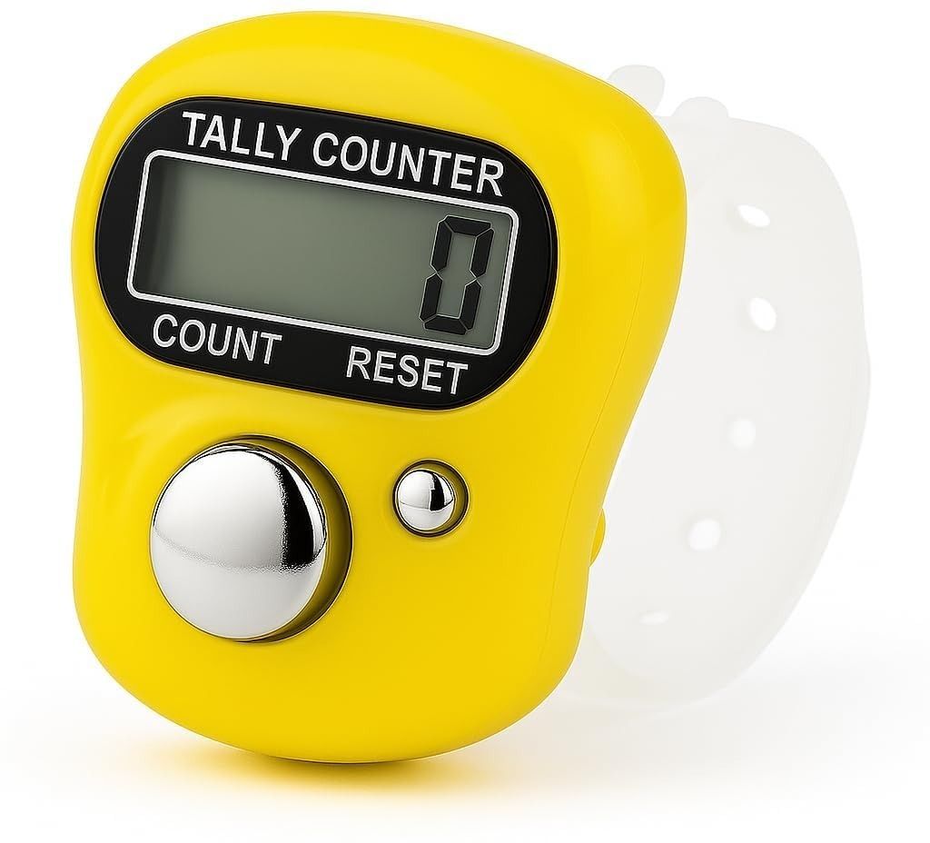Tally Counter Naam Jap Ring Counting Machine finger | Radha Name Jap Machine Digital Tally Counter
