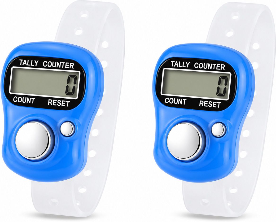 ashmakam AshmakamMartc_Blue-Red pk-2 Digital Tally Counter-picture-21