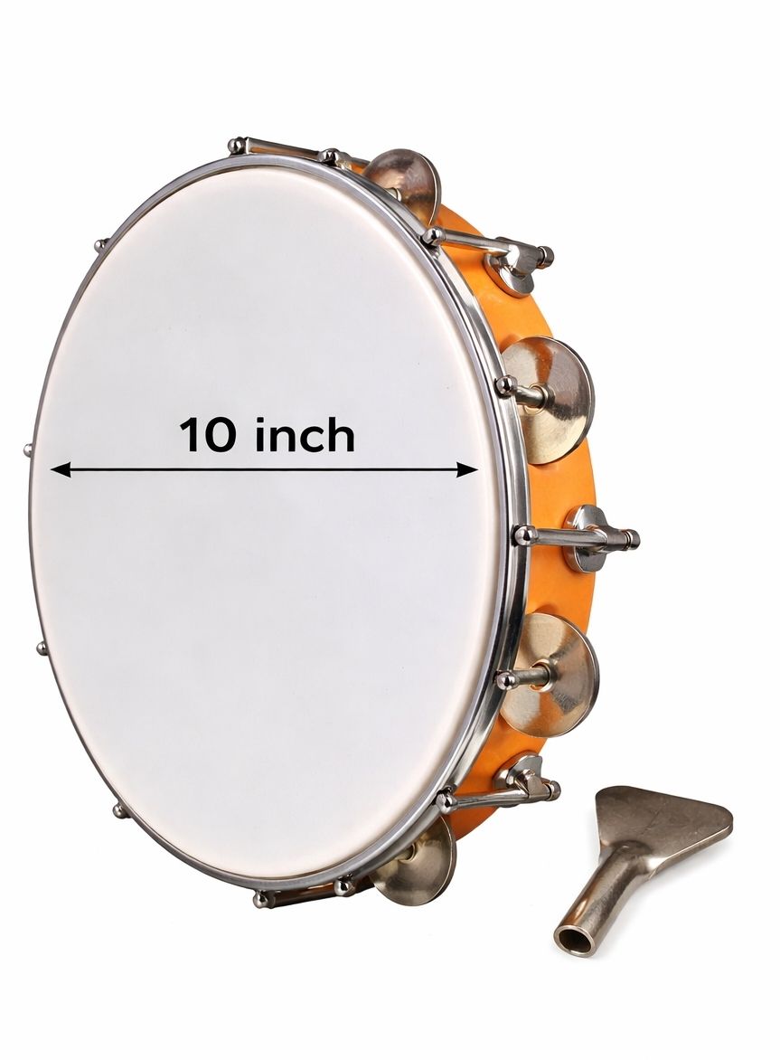 26 cm With Head Tambourine-image-35
