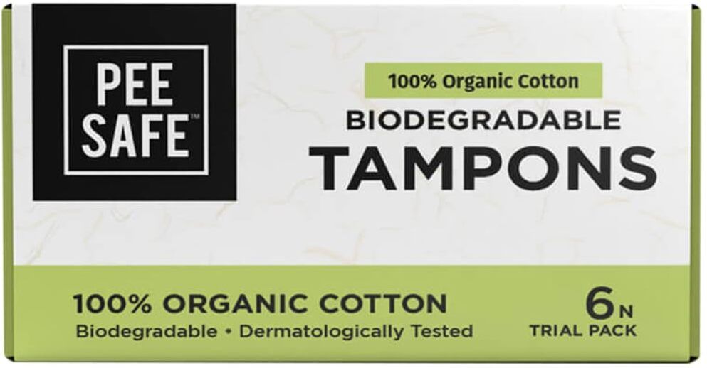 Biodegradable Tampons, Trial Pack, 6 Tampons - 2 Regular, 2 Super, 2 Super Plus Tampons-image-29