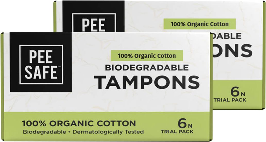 Pack of 2 Trial Pack, 12 Tampons - 4 Regular, 4 Super, 4 Super Plus 100% organic Tampons-image-7