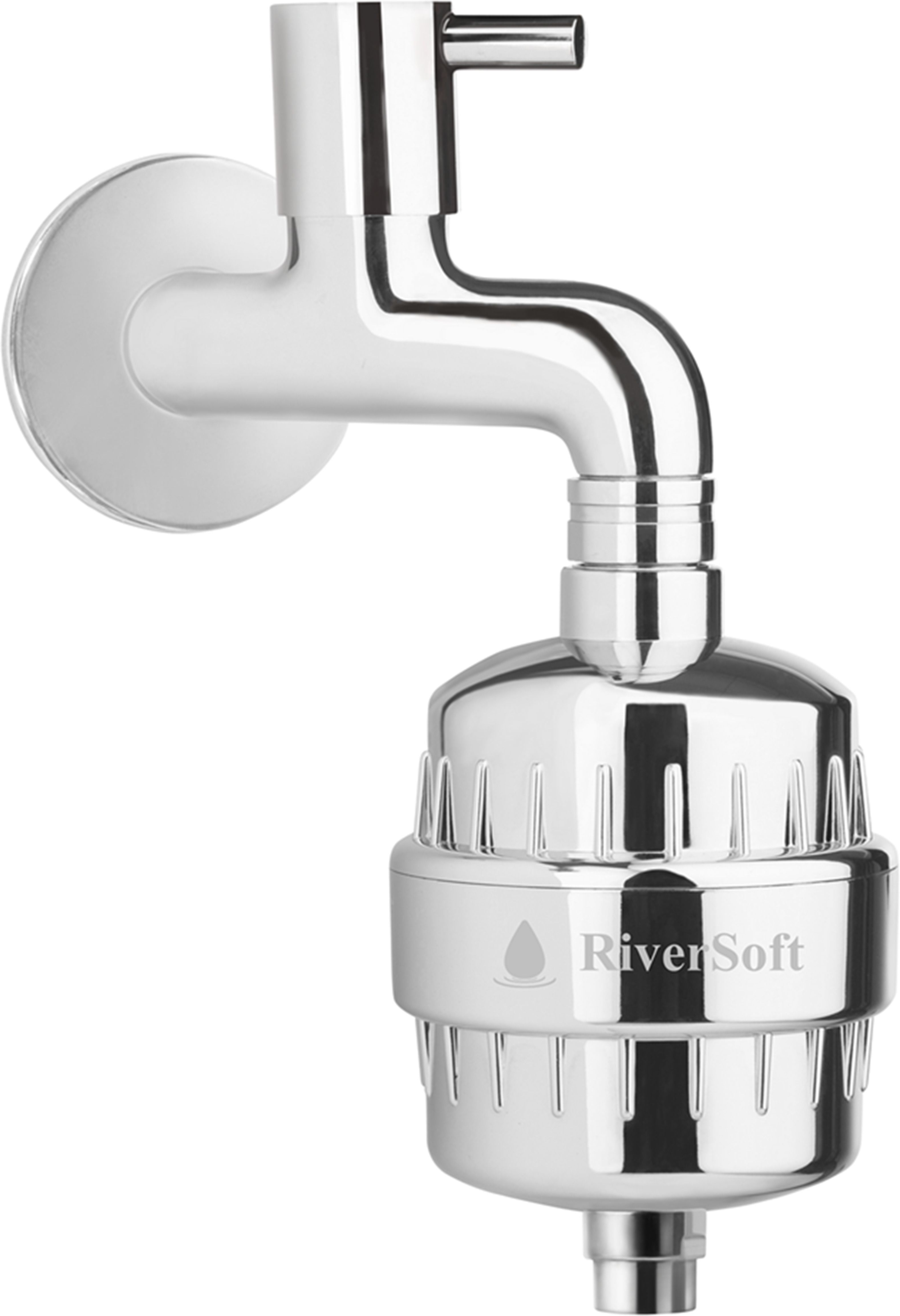 riversoft SF-15 tap filter for hard water| Water Softener for Bathroom (Chrome) Tap Mount Water Filter-picture-19