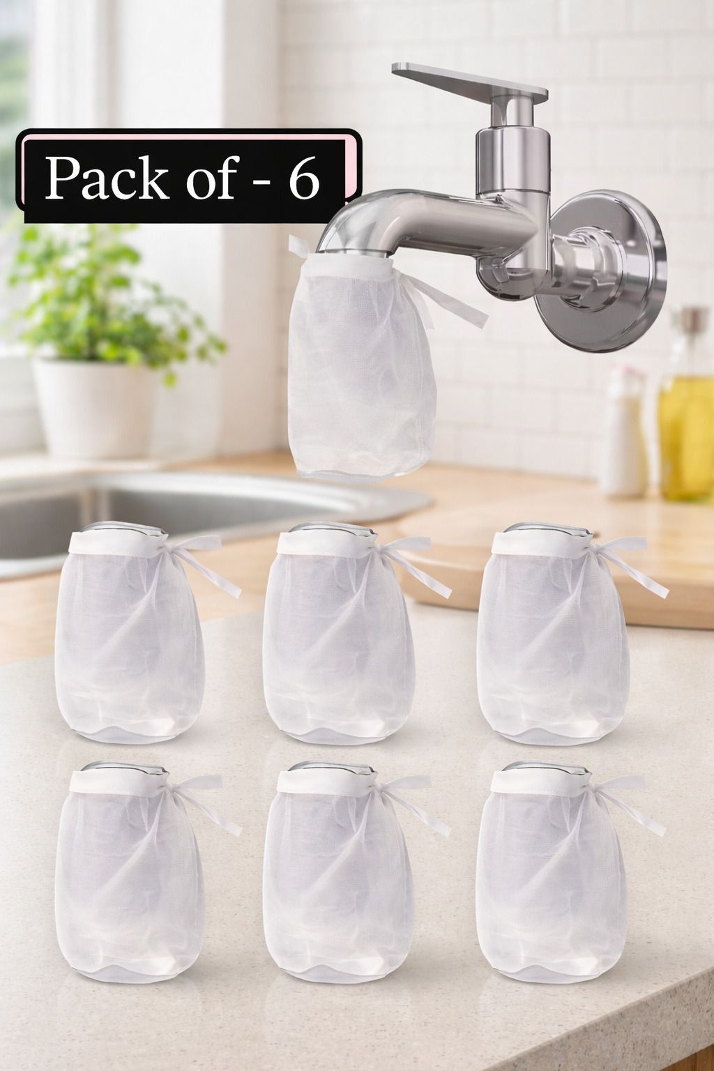 krisha fashions water filter bags ( pack of 6 ) Tap Mount Water Filter-picture-47