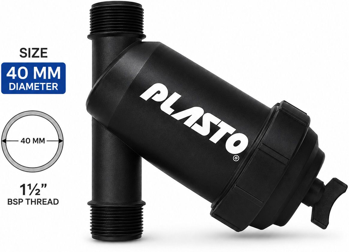 40 MM | ( 1 1/2 Inch ) Overhead Water Tank Filter |Dirt & Sand Removal Tap Mount Water Filter-image-36