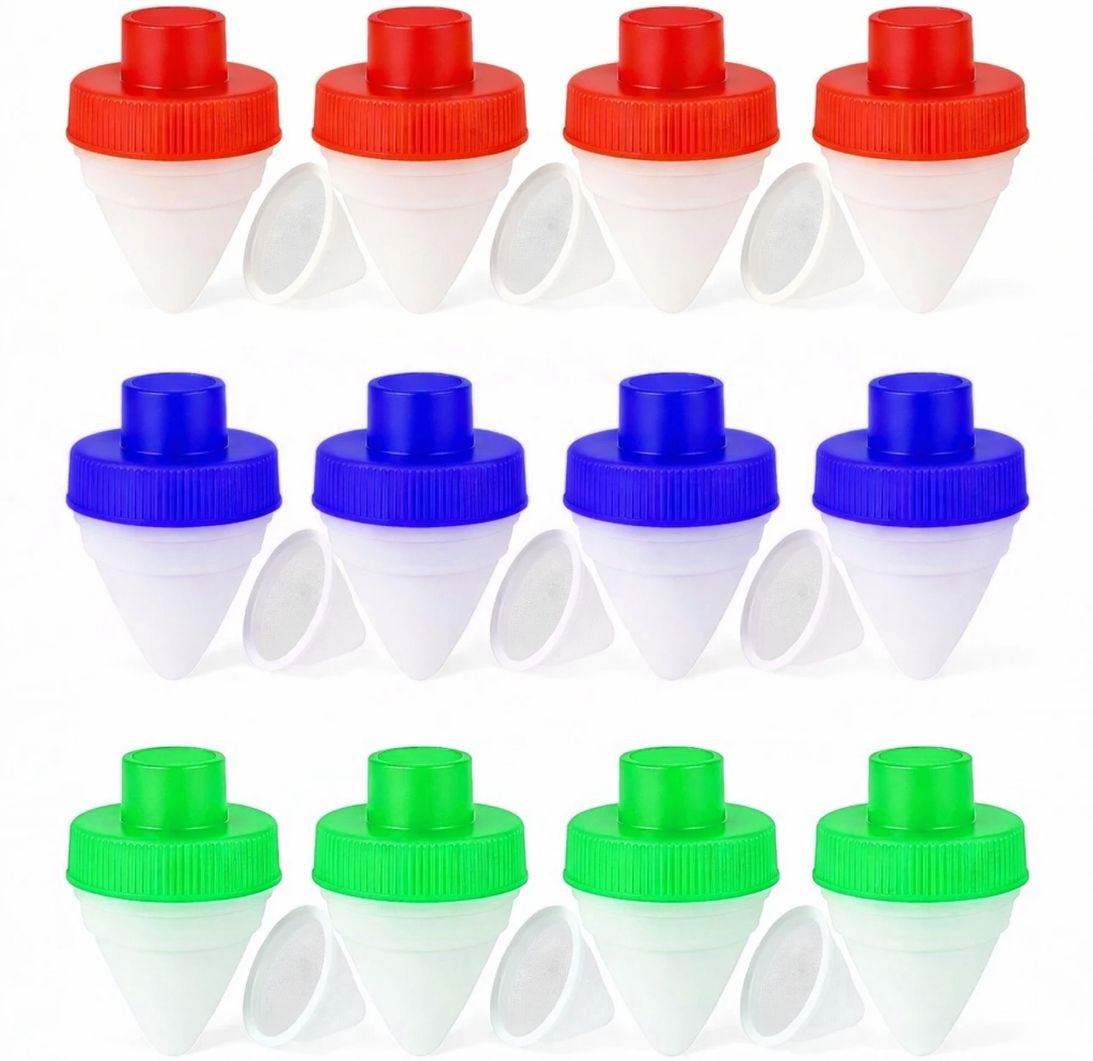 Pack of 12 Water Softener Strainer Purifier Bibcock Bathroom Kitchen Double Net Tap Mount Water Filter-image-42