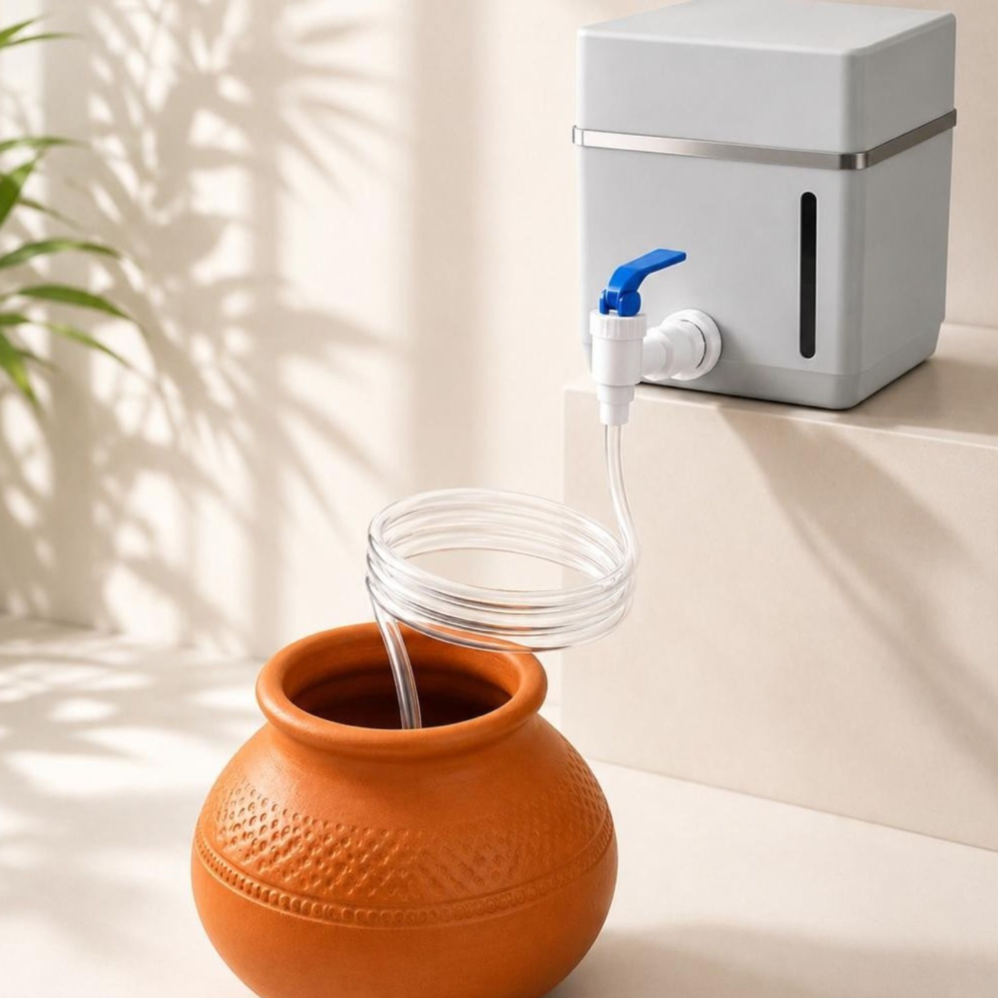 RO Water Purifier to Matka/Pot Filling Attachment with 5 Feet Pipe Tap Mount Water Filter-image-19