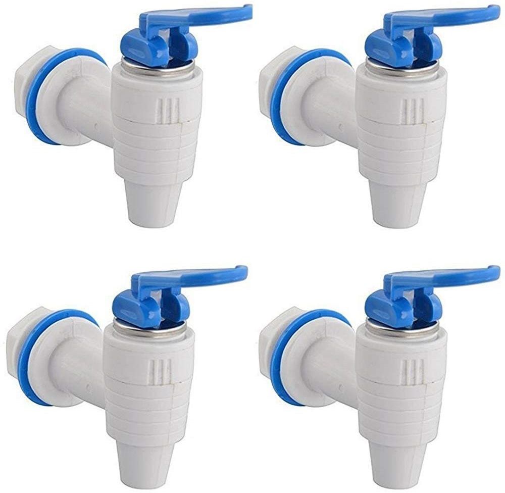 Plastic RO Tap for All RO Purifiers,White- Pack of 4 imported Tap Mount Water Filter