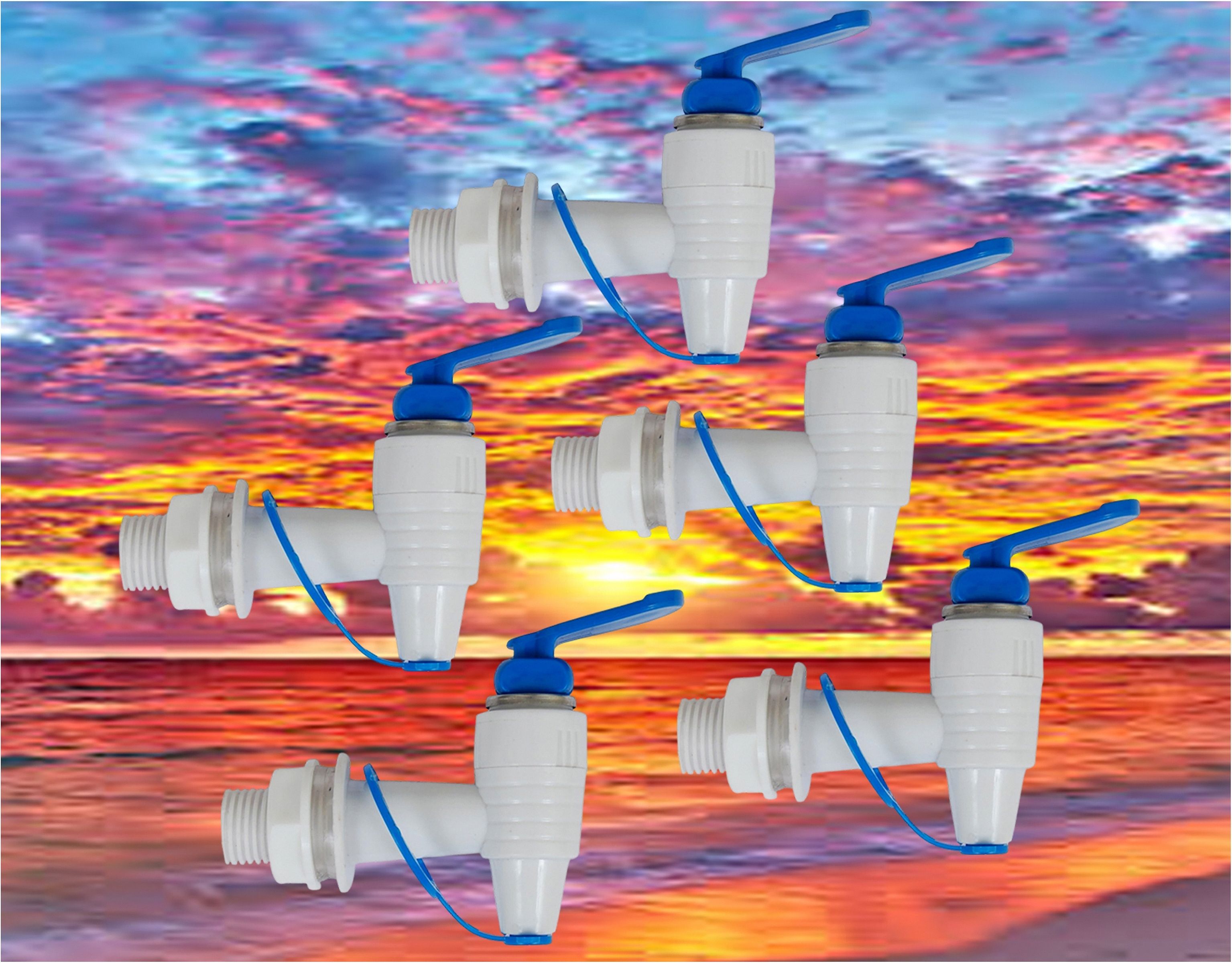 5Pcs RO Tap for All RO Purifiers,white Tap Mount Water Filter450_244 Tap Mount Water Filter-image-17