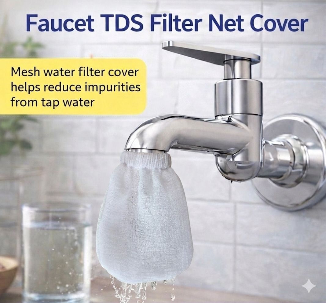 regulus Pack of 6 Reusable Elastic Fit Cotton Cloth Tap Mount Water Filter-picture-22