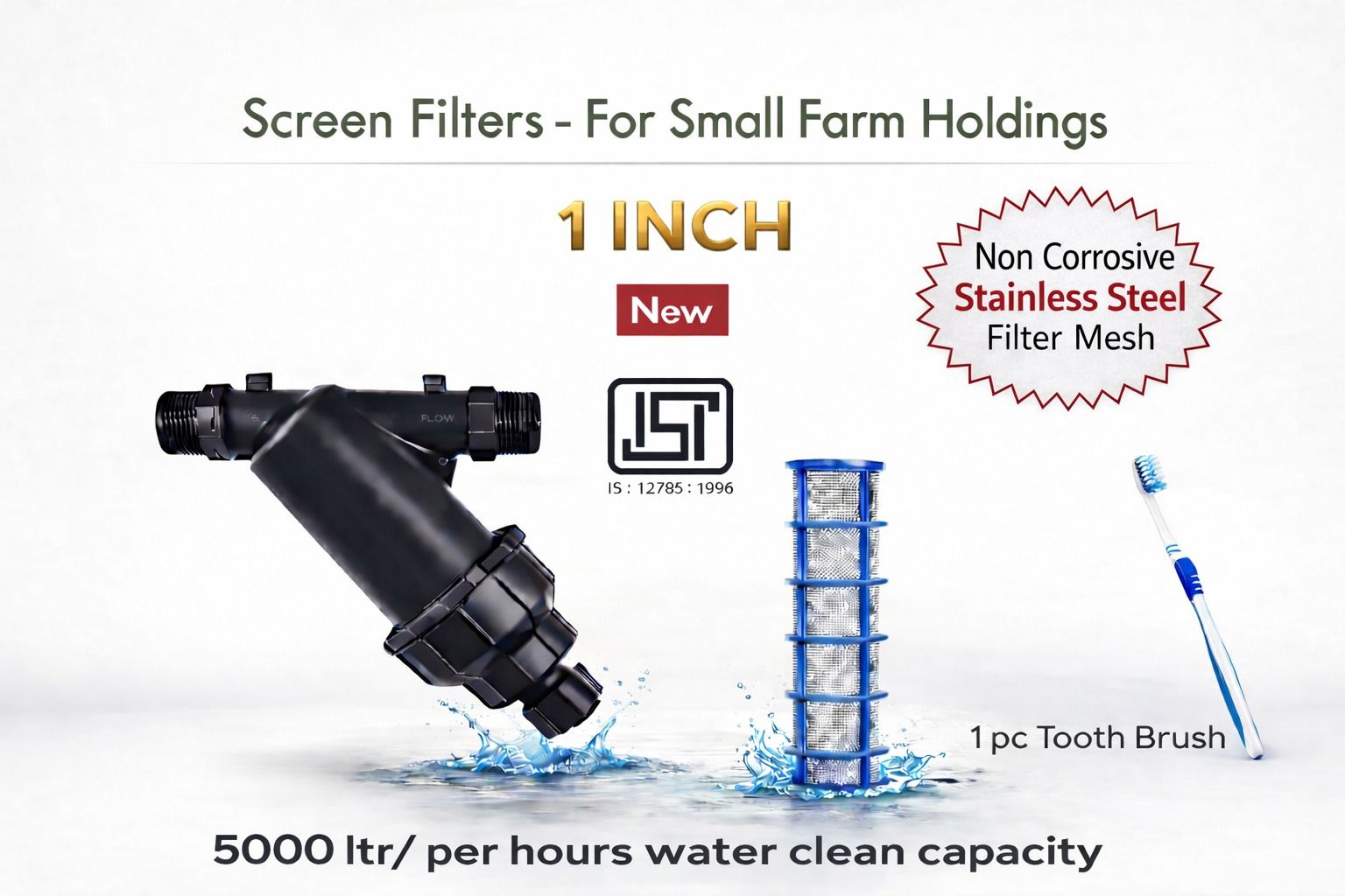 primil 1 inch scrren filter [isi marked] HT-122Y Tap Mount Water Filter-picture-19