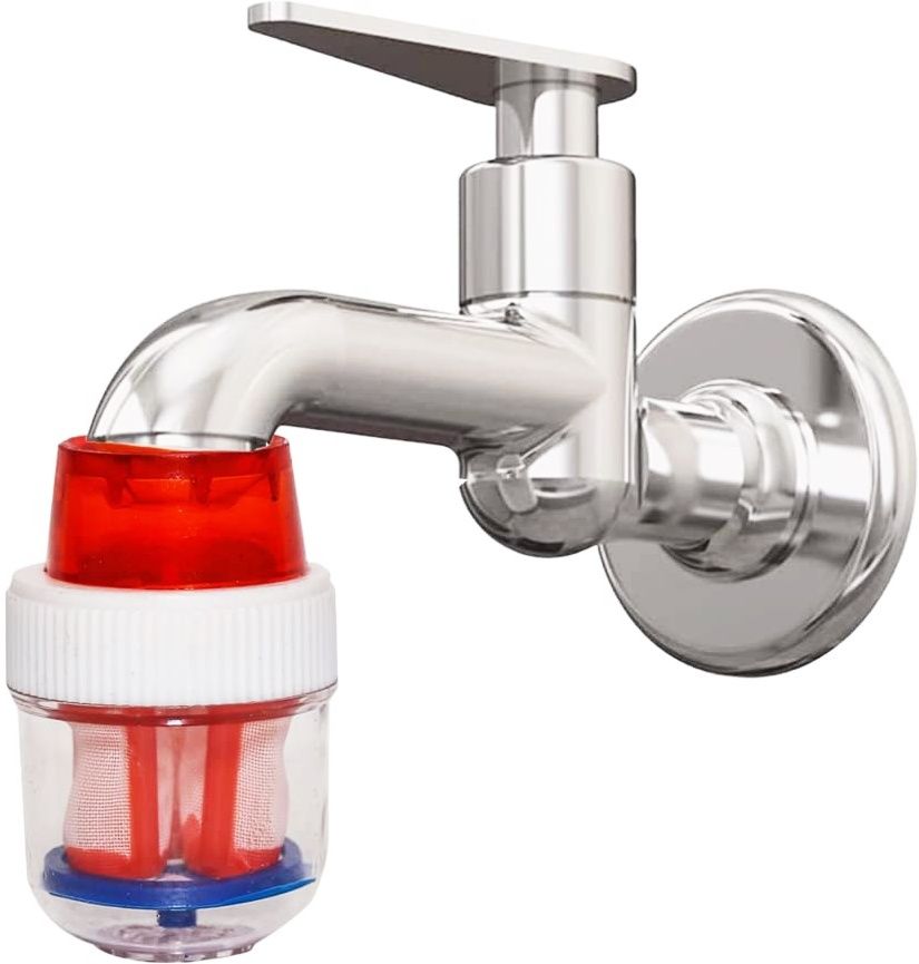 crazygol Tap Water Filter of 3 Stages Bathroom and Kitchen and double Net Filter 3Pcs Tap Mount Water Filter-picture-10